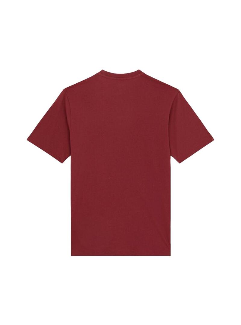 Camiseta Hombre Dickies Mapleton Granate