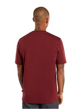 Camiseta Hombre Dickies Mapleton Granate