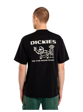 Camiseta Hombre Dickies Burns Negra