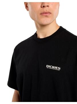 Camiseta Hombre Dickies Burns Negra