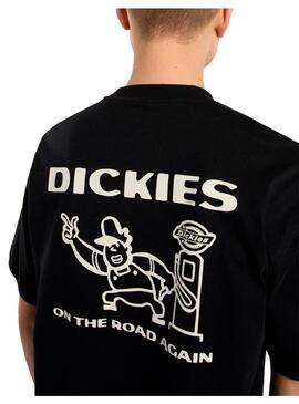 Camiseta Hombre Dickies Burns Negra