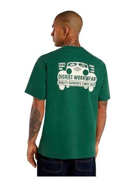Camiseta Hombre Dickies GordonsVille Verde