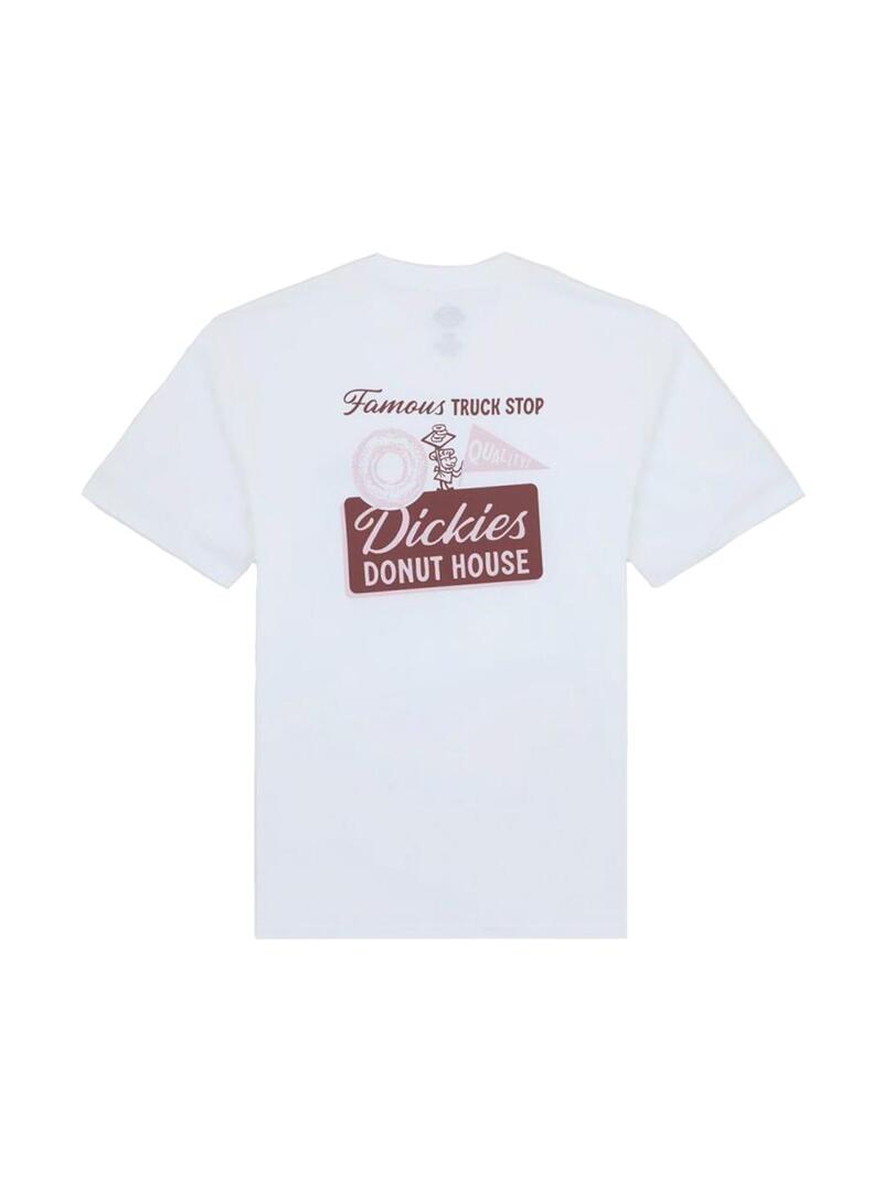 Camsieta Hombre Dickies Donut Blanca