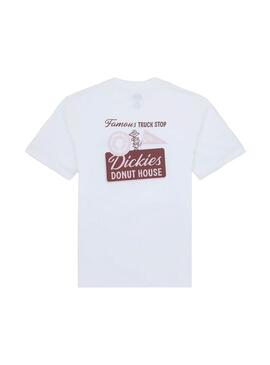 Camsieta Hombre Dickies Donut Blanca
