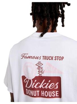 Camsieta Hombre Dickies Donut Blanca