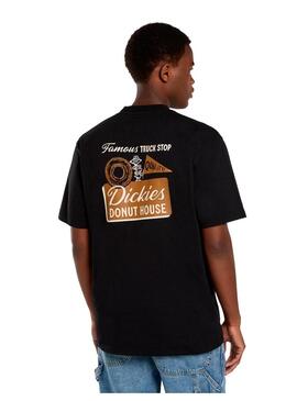 Camiseta Hombre Dickies Donut Negro