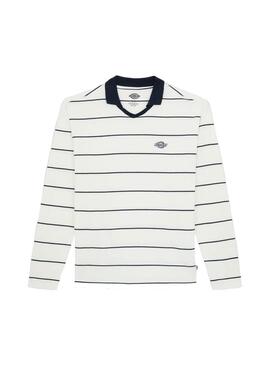 Polo Hombre Dickies Summerdale Blanco Rallas