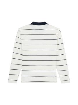 Polo Hombre Dickies Summerdale Blanco Rallas