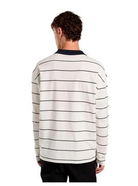 Polo Hombre Dickies Summerdale Blanco Rallas