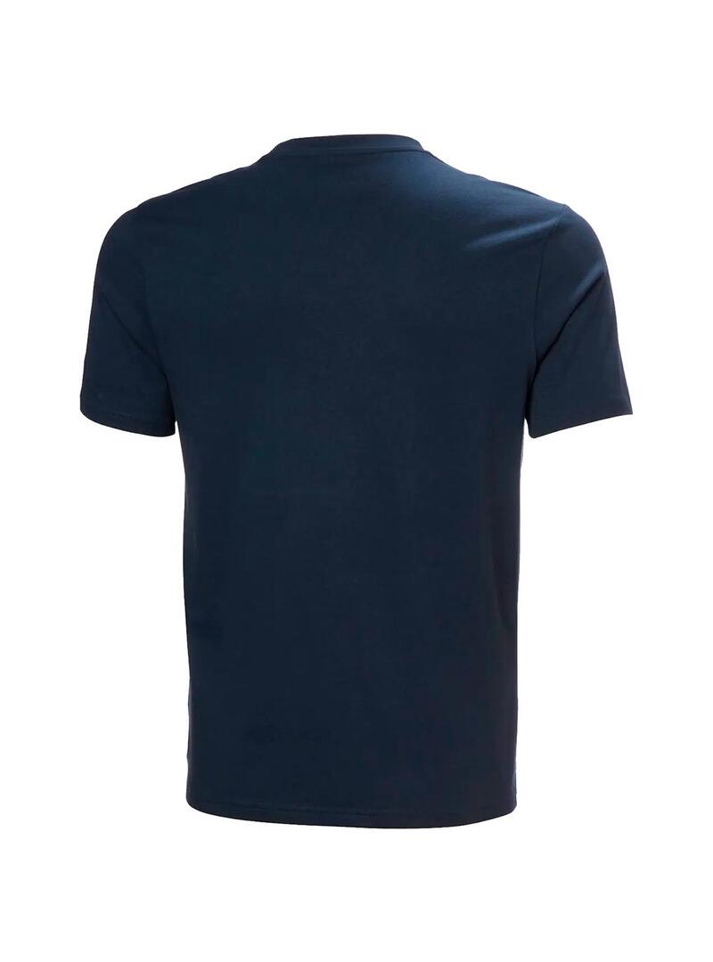 Camiseta Hombre Helly Hansen Core Graphic Marino