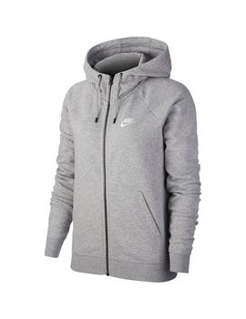 Chaqueta Mujer Nike Essential Flc Gris