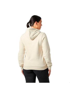 Sudadera Mujer Helly Hansen Logo Crema