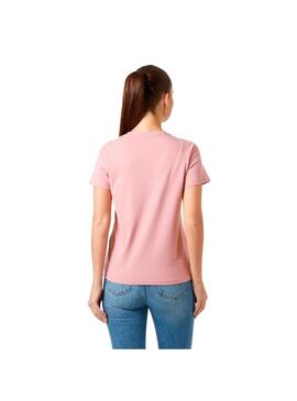 Camiseta Mujer Helly Hansen Logo Rosa