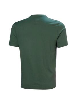 Camiseta Hombre Helly Hansen Box T 2.0 Verde