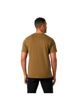 Camiseta Hombre Helly Hansen Box T 2.0 Marrón