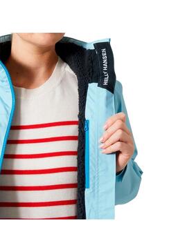 Cazadora Mujer Helly Hansen Hooded Pila Celeste