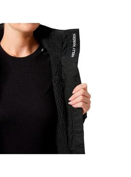 Cazadora Mujer Helly Hansen Hodded Pile Negra