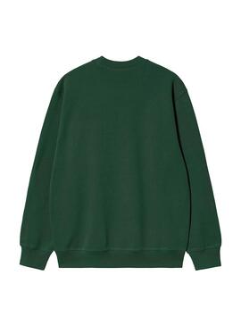 Sudadera Hombre Carhartt WIP Sweat Verde Rosa