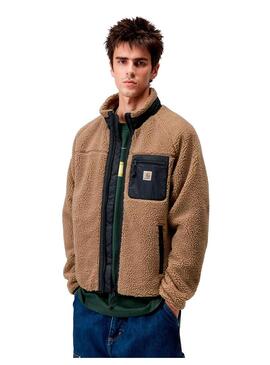 Cazadora Hombre Carhartt WIP Prentis Liner Marron