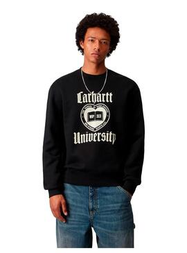 Sudadera Hombre Carhartt WIP Schooling Negra