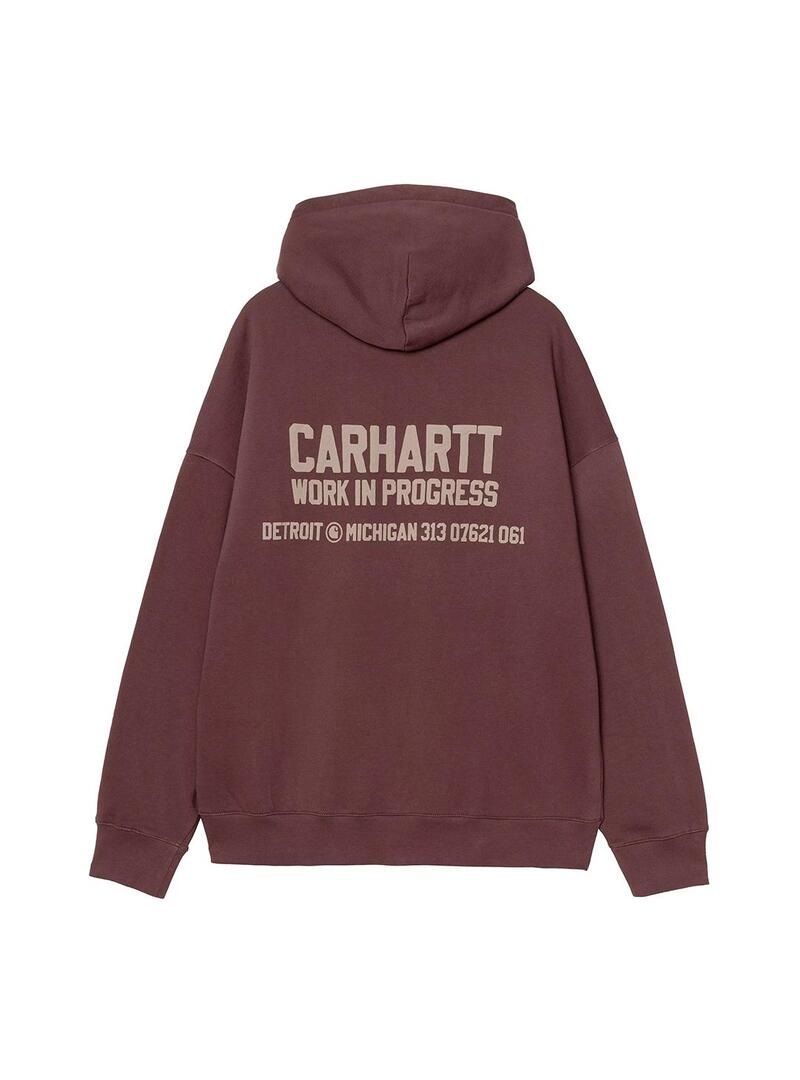 Sudadera Hombre Carhartt WIP Distance Marron