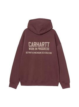 Sudadera Hombre Carhartt WIP Distance Marron