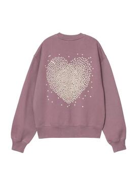 Sudadera Mujer Carhartt WIP Hearts Of Hartts Morada