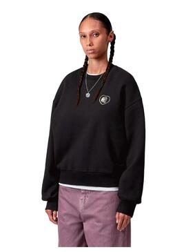 Sudadera Mujer Carhartt WIP Hearts Negro