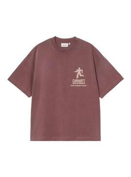 Camiseta Hombre Carhartt WIP Distance Marron
