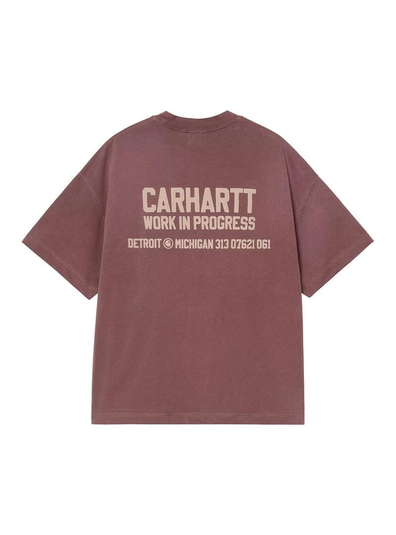 Camiseta Hombre Carhartt WIP Distance Marron