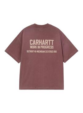 Camiseta Hombre Carhartt WIP Distance Marron