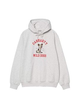 Sudadera Hombre Carhartt WIP Wild Dog Gris