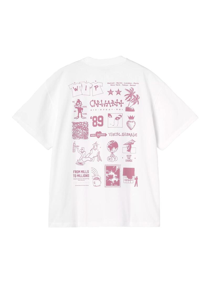 Camiseta Mujer Carhartt WIP Modal Blanca