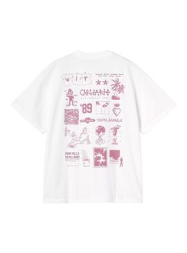 Camiseta Mujer Carhartt WIP Modal Blanca