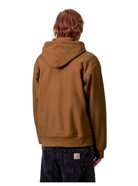 Sudadera Hombre Carhartt WIP American Script Marron