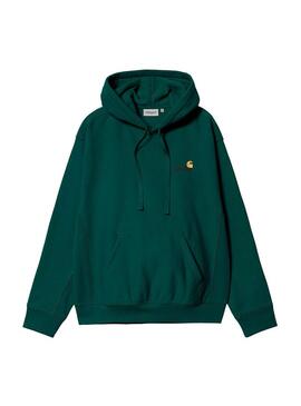 Sudadera Hombre Carhartt WIP American Script Verde