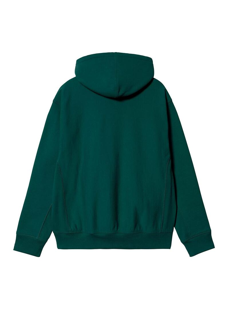 Sudadera Hombre Carhartt WIP American Script Verde