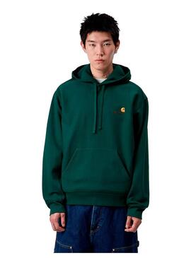 Sudadera Hombre Carhartt WIP American Script Verde