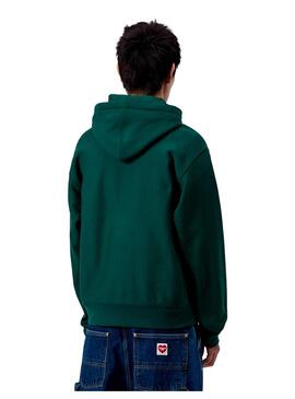 Sudadera Hombre Carhartt WIP American Script Verde