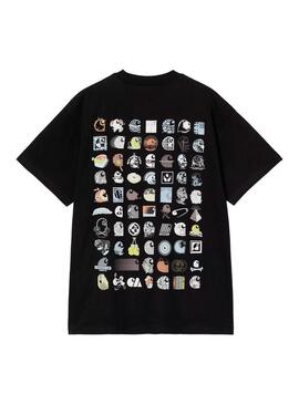 Camiseta Hombre Carhartt WIP Logo Archive Negra
