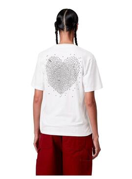 Camiseta Mujer Carhartt WIP Hearts of Hartts Blanco