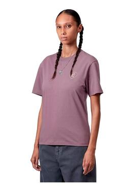 Camiseta Mujer Carhartt WIP Hearts Of Hartts Morada