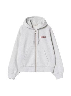 Sudadera Mujer Carhartt WIP Schooling Gris