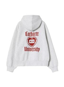 Sudadera Mujer Carhartt WIP Schooling Gris