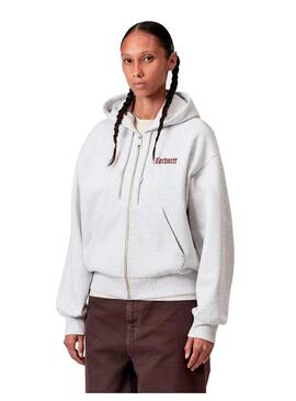 Sudadera Mujer Carhartt WIP Schooling Gris