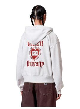 Sudadera Mujer Carhartt WIP Schooling Gris