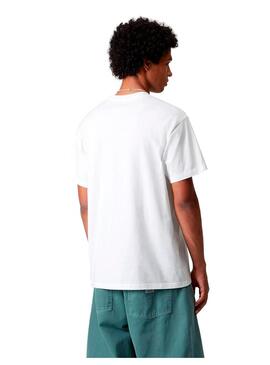 Camiseta Hombre Carhartt WIP Pocket Heart Blanco