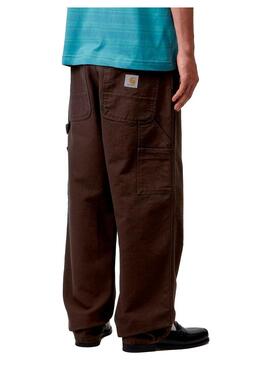 Pantalón Hombre Carhartt WIP Single Knee Marrón