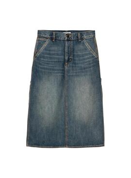 Falda Mujer Carhartt WIP Single Knee Vaquera