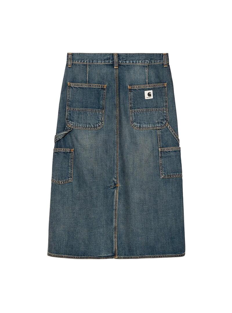 Falda Mujer Carhartt WIP Single Knee Vaquera